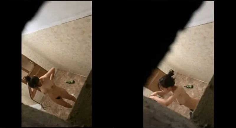 Quay lén học sinh nữ vú đẹp tắm